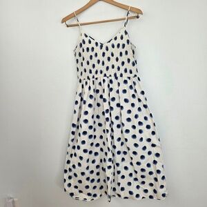 H&M‎ Polka Dot Smocked Dress - Small